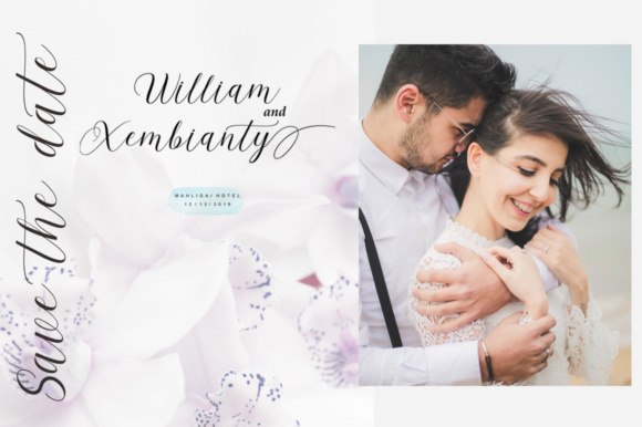 Agency Script Font - Preview 1
