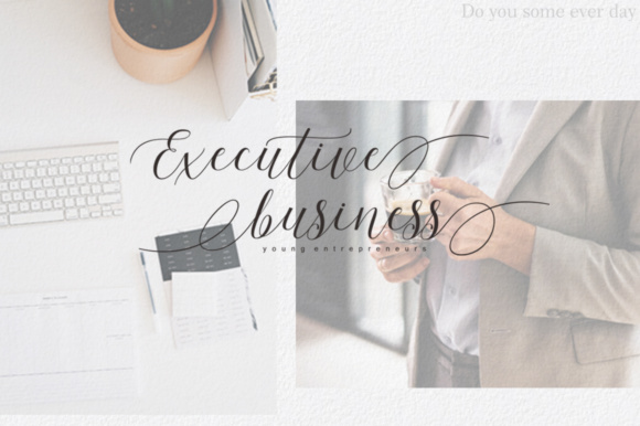 Agency Script Font - Preview 5