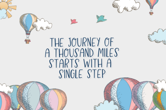 Air Balloon Font - Preview 1
