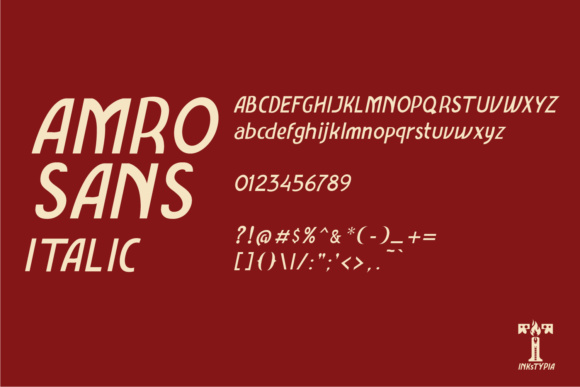 Amro Sans Family Font - Preview 5