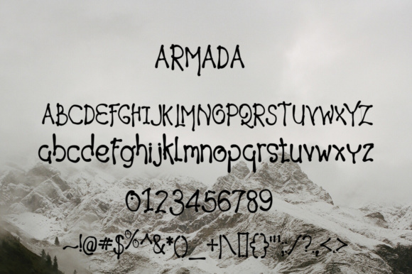 Armada Font - Preview 1