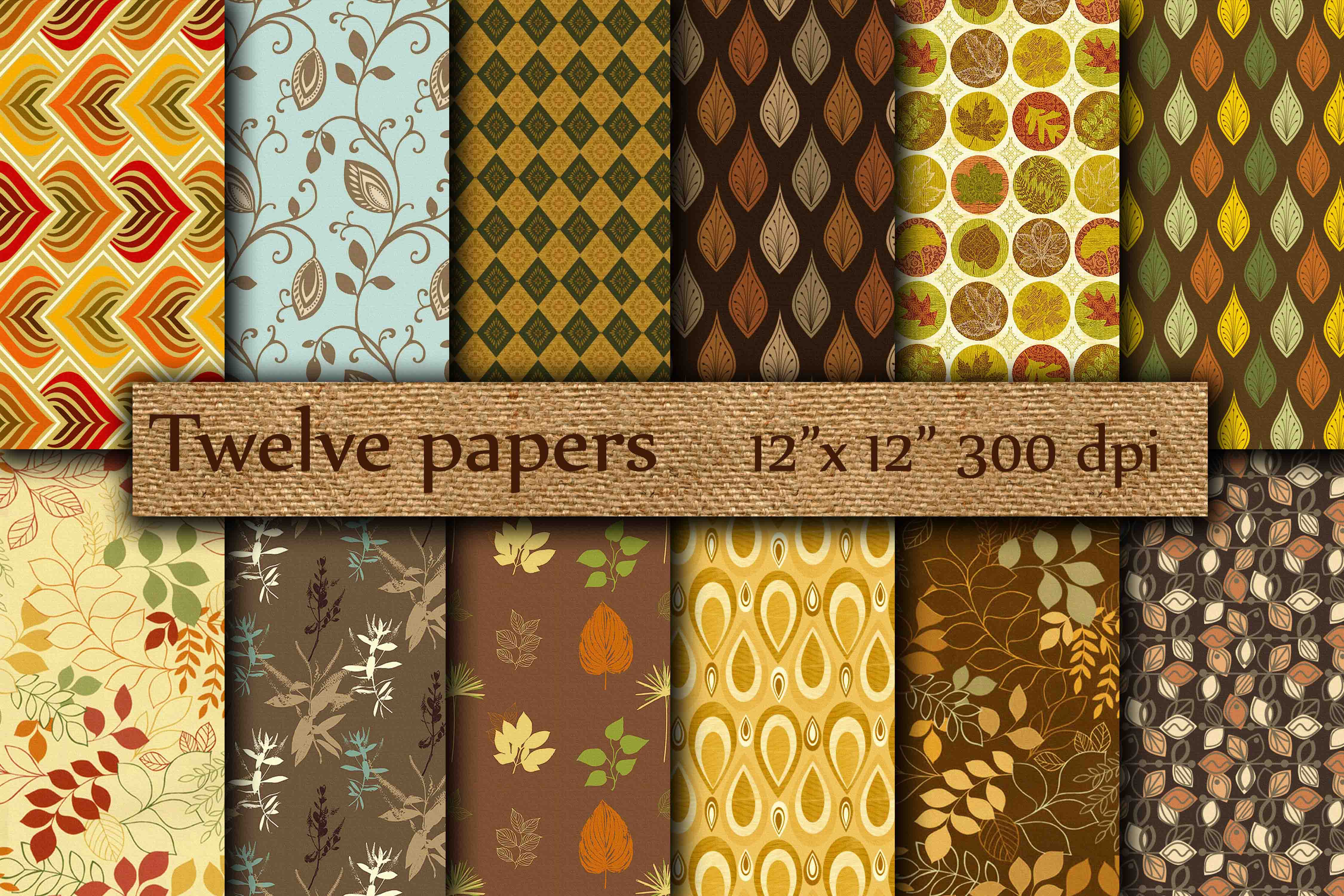 Autumn Papers Graphic by twelvepapers · Creative Fabrica