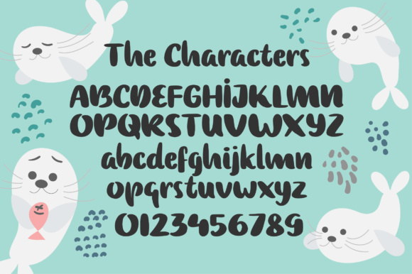 Baby Seal Font - Preview 1