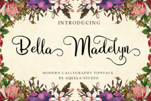 Bella Madelyn Script Font by Aqeela Studio · Creative Fabrica