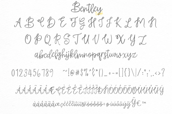 Bentley Font - Preview 5