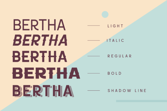 Bertha Font - Preview 1