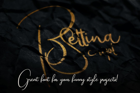 Bettina Script Font - Preview 3