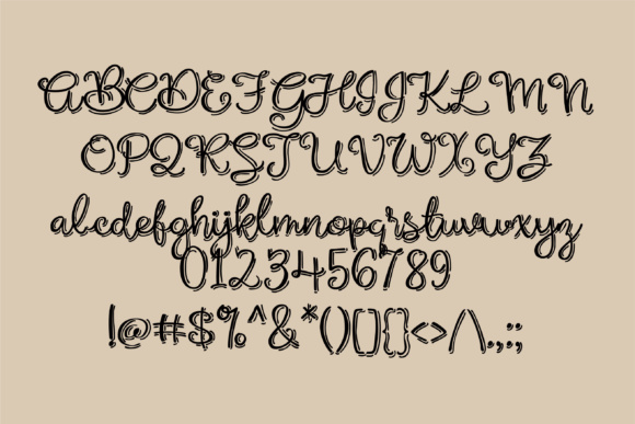 Bigshot Jitter Font - Preview 3