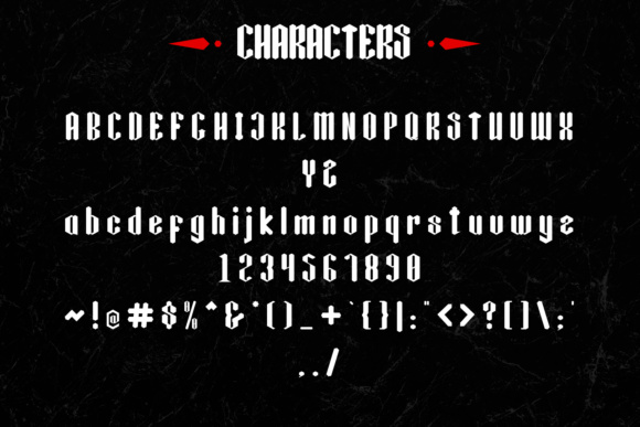 Black Krystal Font - Preview 2
