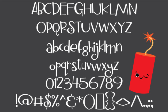 Bomb Diggity Font PNG with transparent background - Preview 1