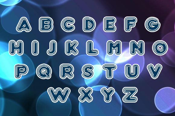 Bubble 3D Font - Preview 1