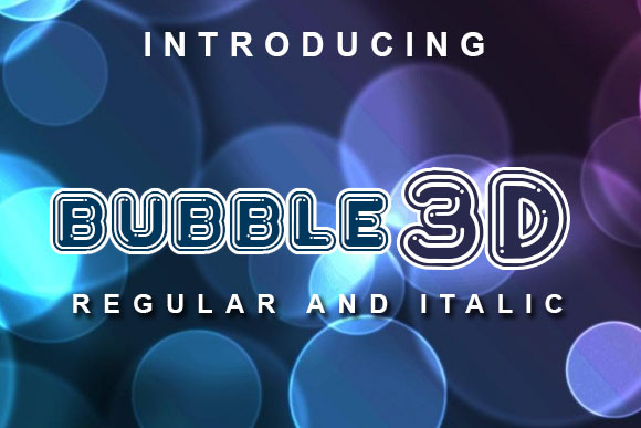 Bubble 3D preview, bubble-style display