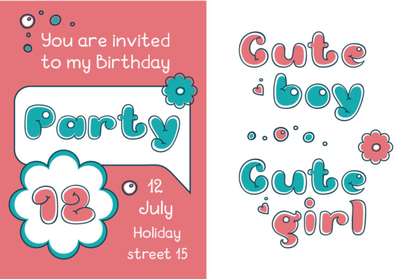 Bubble Double Duo Font - Preview 3
