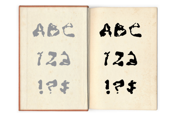 Busted Pen Font - Preview 2