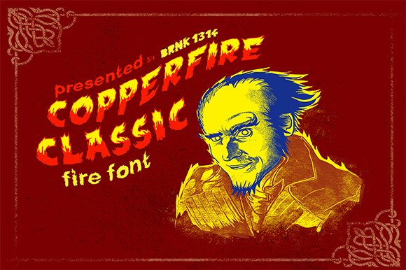 Copperfire Font - Preview 3