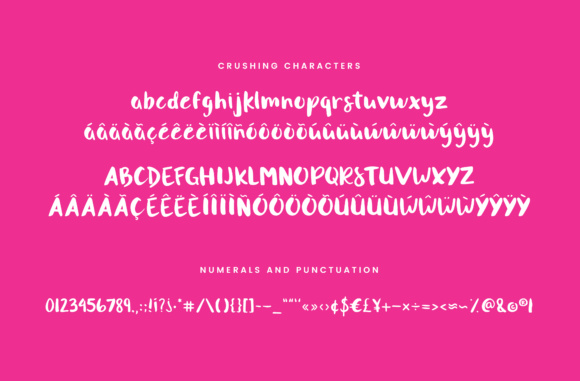 Crushing Font - Preview 4