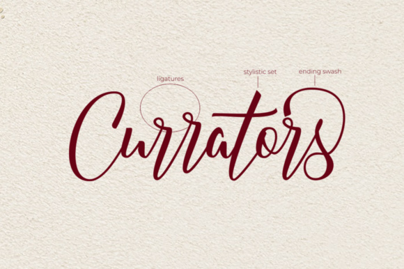 Currators Script Font - Preview 2