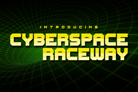 Cyberspace Raceway Font - Preview 1
