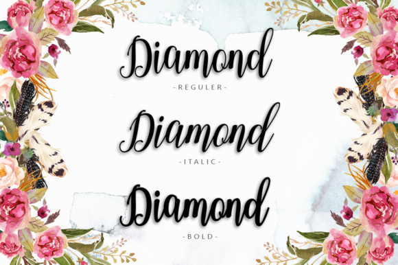 Diamond Font - Preview 5