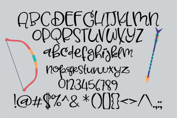Dream Catcher Font PNG with transparent background - Preview 1
