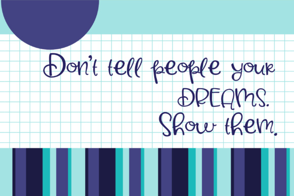 Dream Catcher Font PNG with transparent background - Preview 4