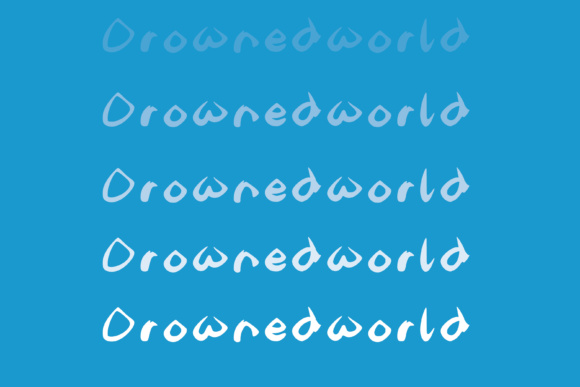 Drowned World Font - Preview 1