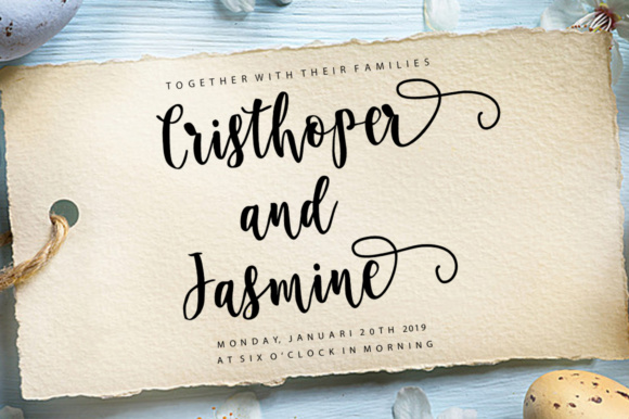 Duttane Script Font - Preview 1