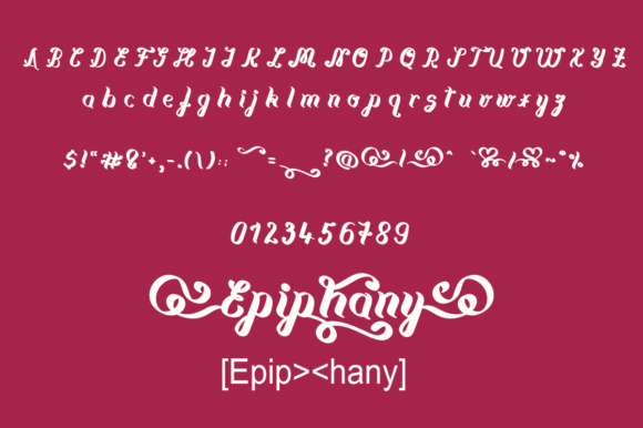 Epiphany Font - Preview 2