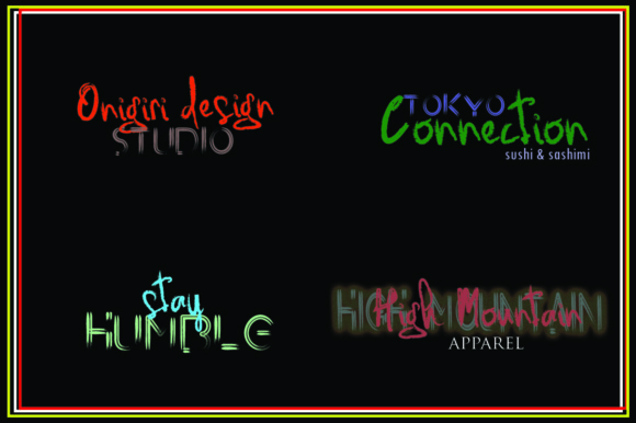 Final Countdown Font PNG with transparent background - Preview 1
