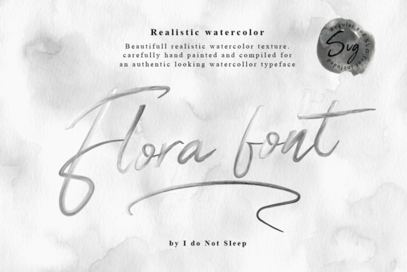 Flora Font - Preview 1
