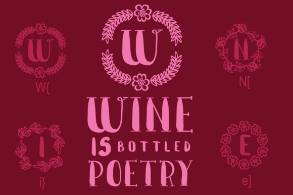 Flower Power Font - Preview 1