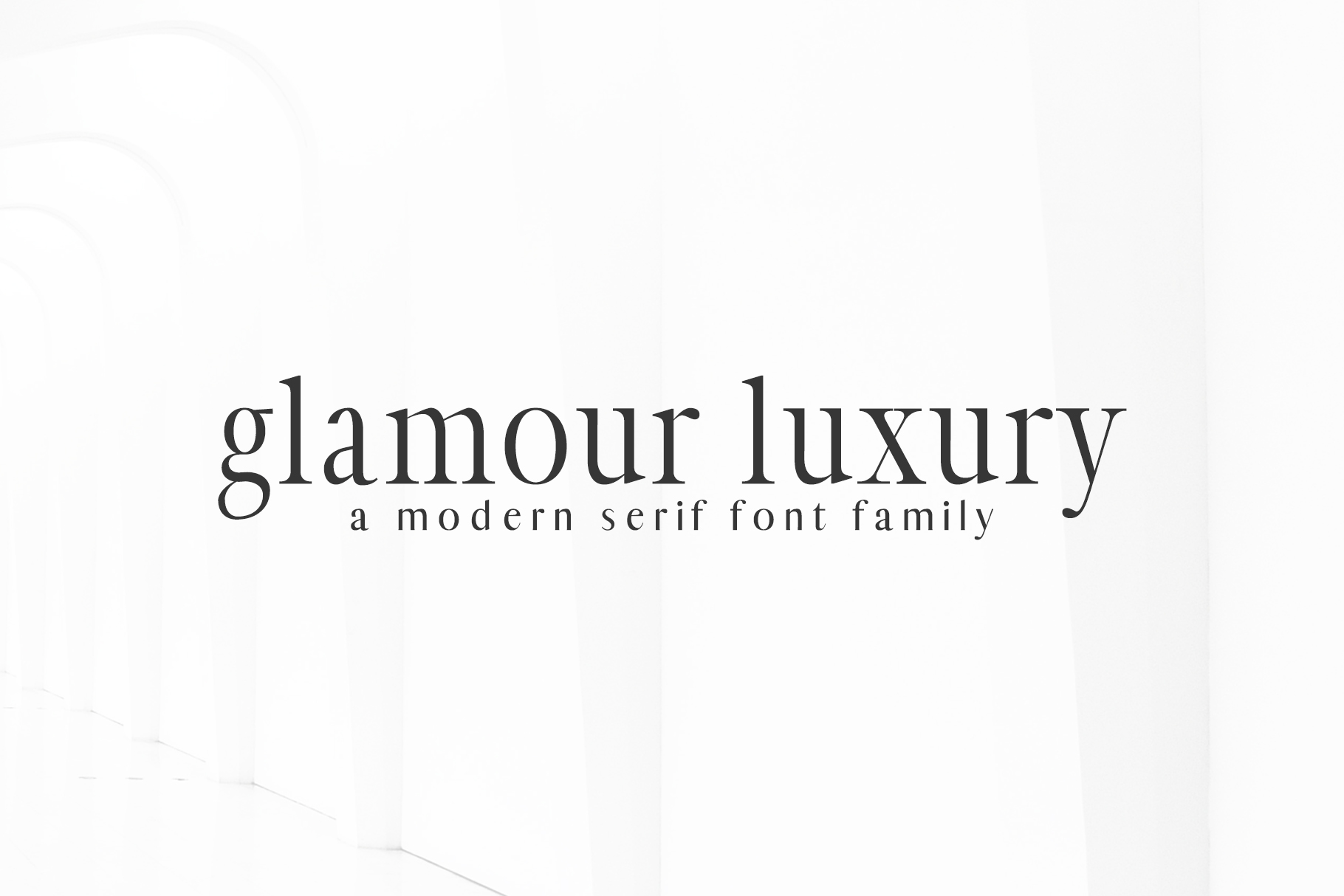 Glamour Luxury Family Font - photo 8
