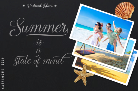 Harland Script Font - Preview 3
