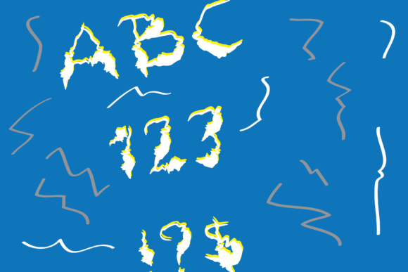 I Am OK Font PNG with transparent background - Preview 1