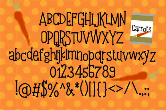 Kick the Can Serif Font PNG with transparent background - Preview 2