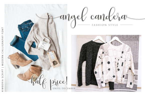 Kimberia Script Font PNG with transparent background - Preview 1