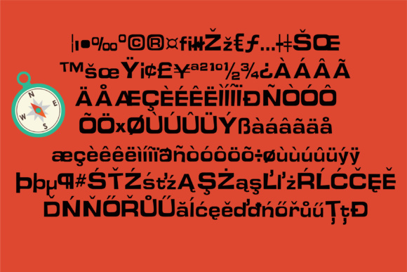 LD Lost and Found Font PNG with transparent background - Preview 2