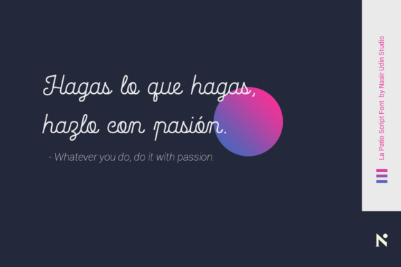 La Patio Font PNG with transparent background - Preview 1