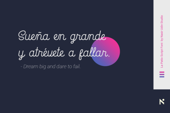La Patio Font PNG with transparent background - Preview 2
