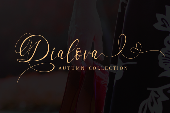 Letternisa Script Font PNG with transparent background - Preview 1