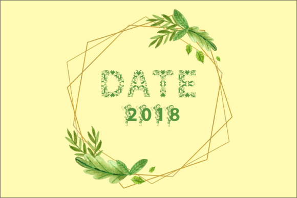Little Garden Font PNG with transparent background - Preview 1
