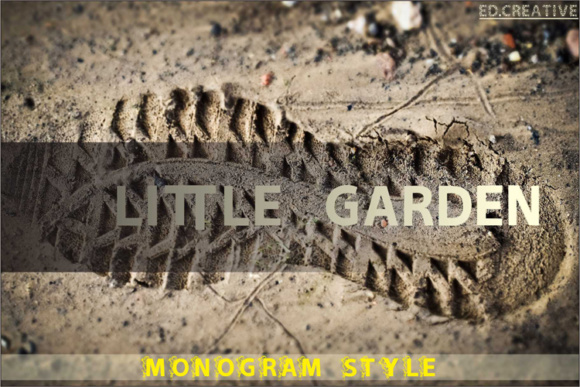 Little Garden Font PNG with transparent background - Preview 3
