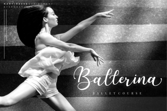 Martinesse Script Font PNG with transparent background - Preview 5