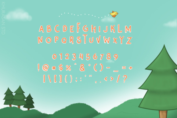 Nikolas and Pine Font PNG with transparent background - Preview 4