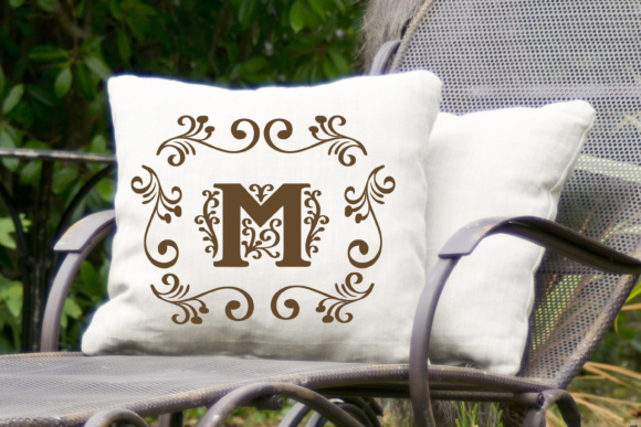Ornamental Mono Font PNG with transparent background - Preview 1