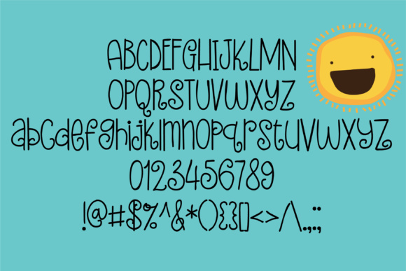 PN Breakfast Burrito Font PNG with transparent background - Preview 1