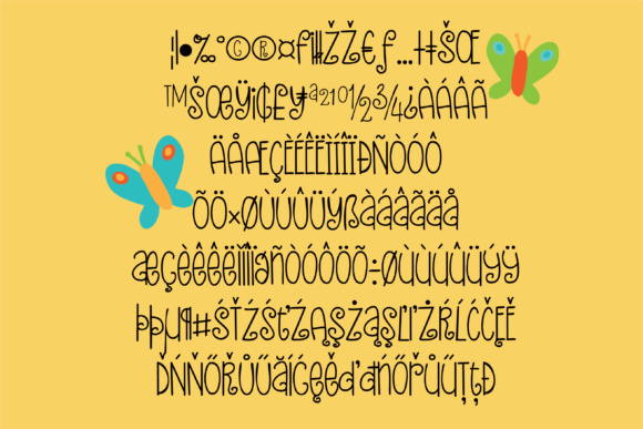 PN Breakfast Burrito Font PNG with transparent background - Preview 2