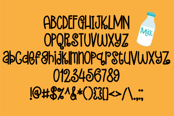 PN Breakfast Burrito Font PNG with transparent background - Preview 5