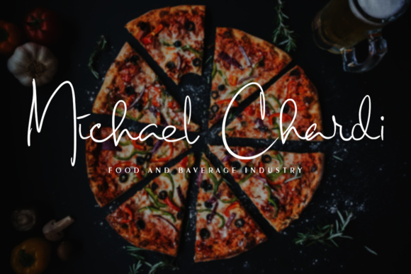 Perth Script Font PNG with transparent background - Preview 5