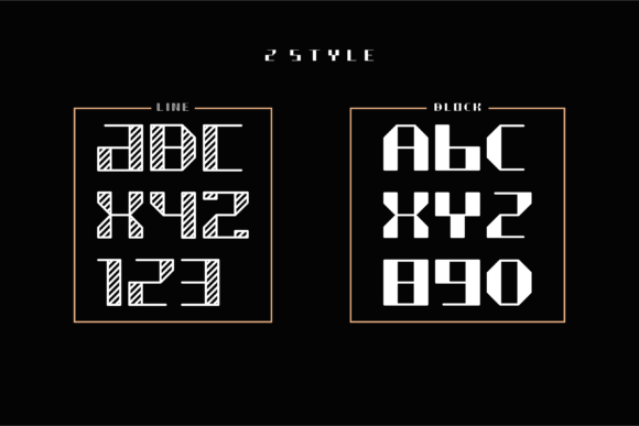 Quiltix Font PNG with transparent background - Preview 1